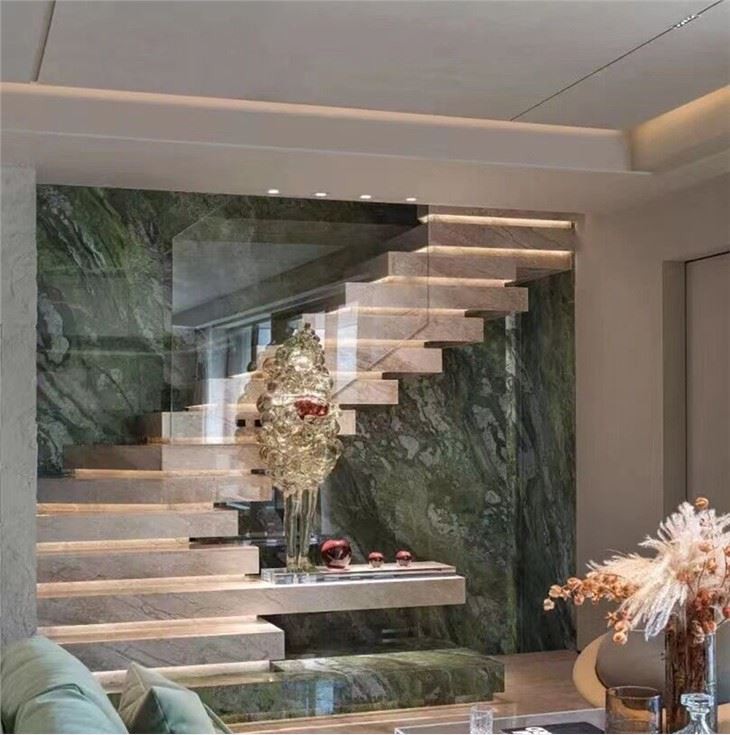 Irish Green Marble Interior Wall