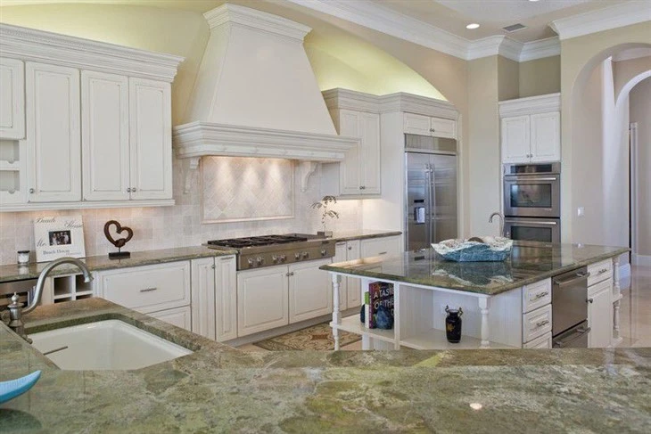 Sea Foam Green Kitchen